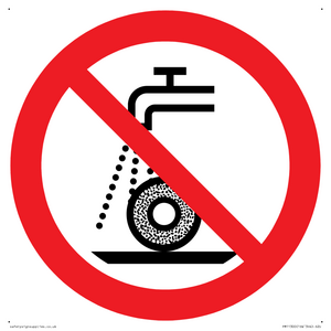Prohibition: Do not use for wet grinding